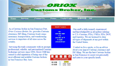 Desktop Screenshot of orioxchb.com